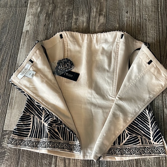 WHITE HOUSE | BLACK MARKET PALM LEAF BUSTIER S,00 - Picture 4 of 14